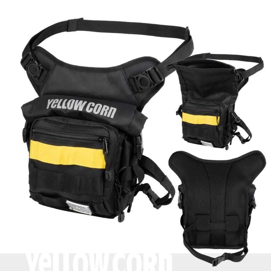 YeLLOW CORN（イエローコーン） バイク バッグ YE-58 防水レッグバッグ