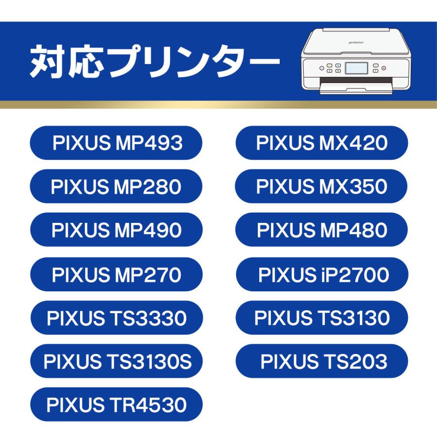 ベルカラー キャノン (CANON)  BC-365 BC-345  BC-310 XL　スマートカートリッジ 詰め替え インク　TS3330 TS203 対応 顔料 黒 ブラック２個パック｜bellcollar｜03