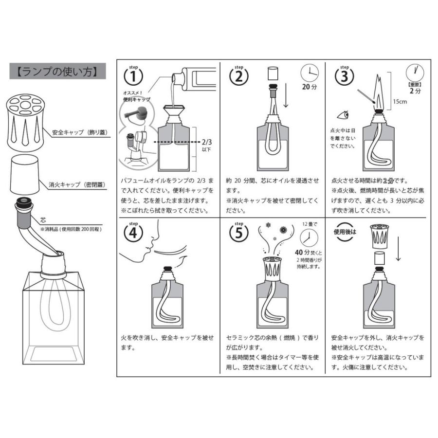 ランプベルジェ　商品名：3AP芯バーナー　安心の公認特約店・正規品・正規ルート　※類似品に注意｜belle-arome｜08