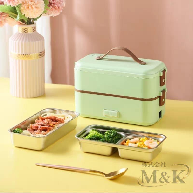 炊飯器 一人用 おひとりさま用超高速弁当箱炊飯器 ひとり暮らし ミニ炊飯器 M＆K（株） コンパクト プレゼント 炊き立て ホワイト 早炊き