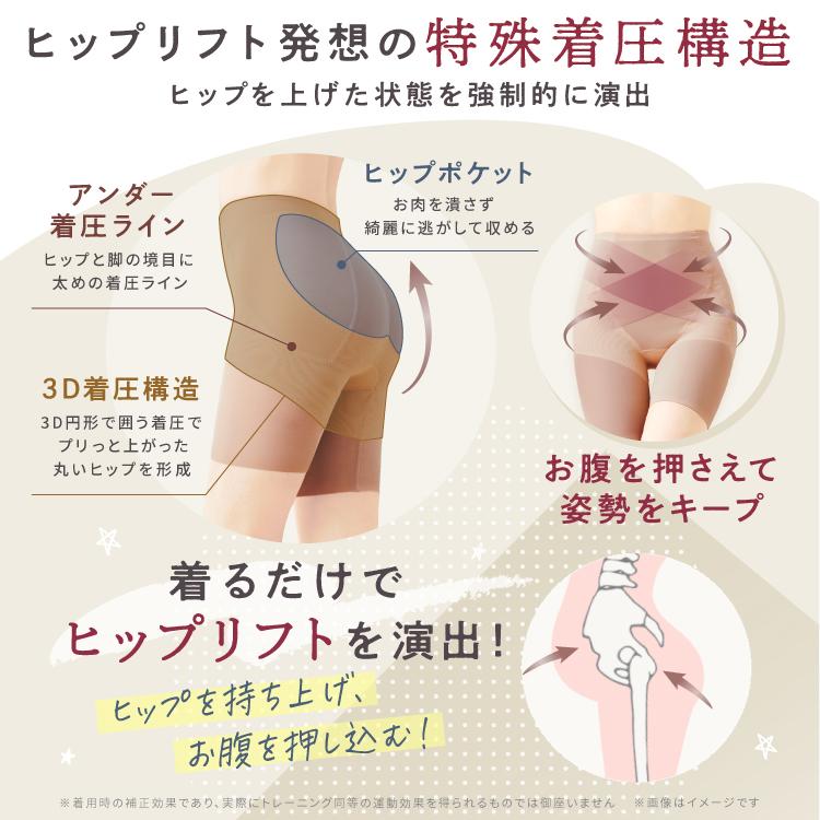 BELLE SERIES（ベルシリーズ） ヒップリフトガードル 3着 ガードル