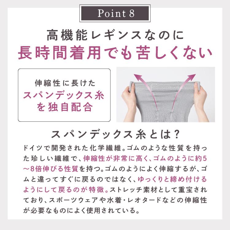 ベルシリーズ プレーン着圧レギンス ベルシアー お出かけ用 無地デザイン 脚やせ 加圧スパッツ 外出用 むくみ 骨盤 美脚 産後