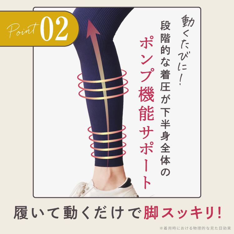 BELLE SERIES 3L 大きいサイズ 着圧レギンス 着圧タイツ 着圧 着