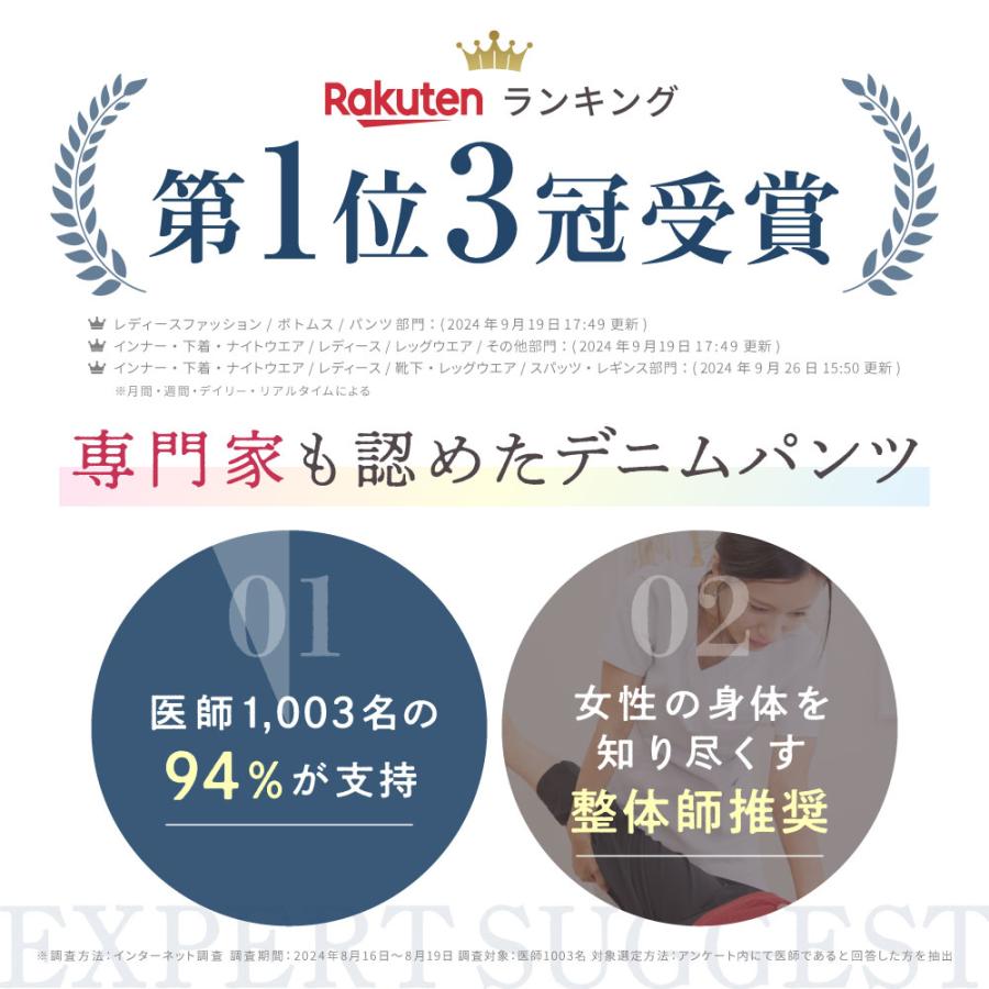 BELLE SERIES 【最大7,290円OFF】 着圧デニム 着圧レギンス 着圧