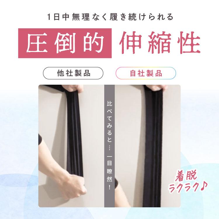 旧型 リブ着圧レギンス クールタイプ 【5着】夏用 冷感 着圧レギンス 着圧スパッツ 着圧 3l 大きいサイズ ベルシリーズ リブ着圧 リブクール 強着圧 通気性の画像