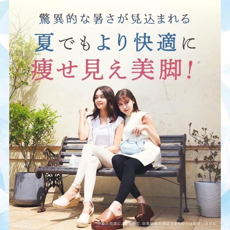 【NEW】 リブクール 体感温度−3.8℃ 3XL 2着 着圧レギンス 接触冷感 冷感 夏用 着圧スパッツ 大きいサイズ 強着圧 通気性 リブ着圧レギンス ベルシリーズの画像