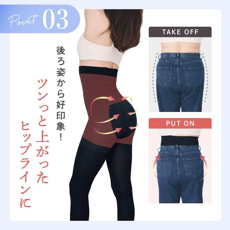 リブクール ハイウエスト 体感温度−3.8℃ 3XL 7着 着圧レギンス 接触冷感 冷感 夏用 着圧スパッツ 大きいサイズ 強着圧 通気性 リブ着圧レギンス ベルシリーズの画像