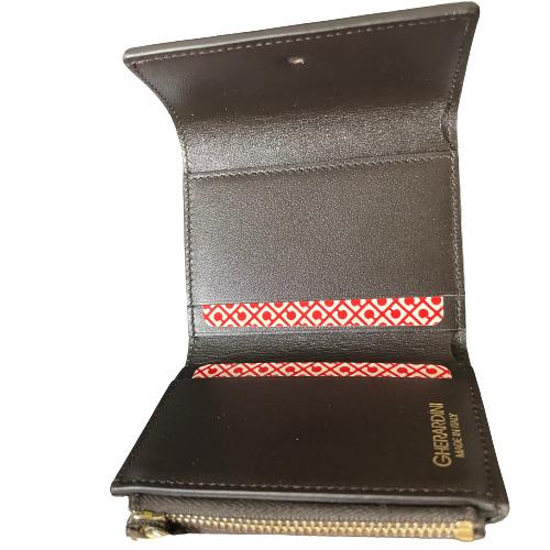 新品 ゲラルディーニ 折り財布 ブラック 黒 定価37000円 ３つ折り財布