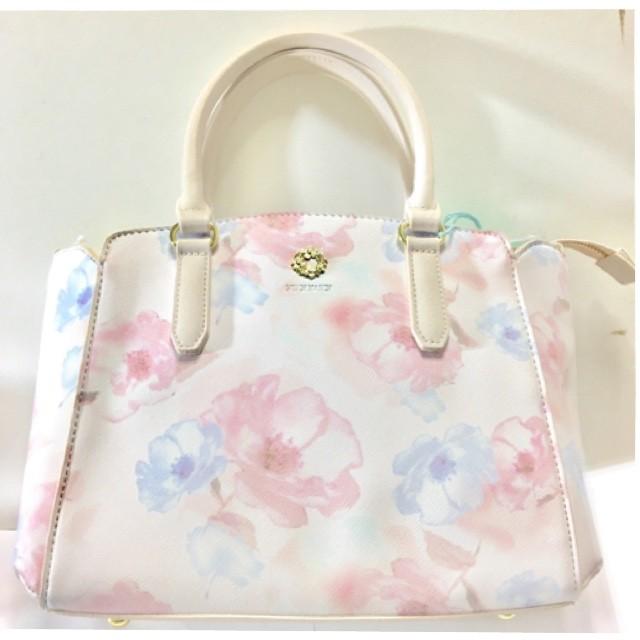 新品 ミッシュマッシュ バッグ 2way ハンドバッグ ショルダーバッグ 水彩 花柄 パフィー Misch Masch Mi170 Belle Store ベルストア 通販 Yahoo ショッピング