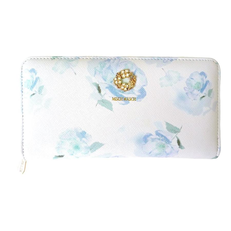 新品 ミッシュマッシュ 長財布 クローエシリーズ 水彩花柄 Misch Masch 水色 スカイ Mi50 Belle Store ベルストア 通販 Yahoo ショッピング