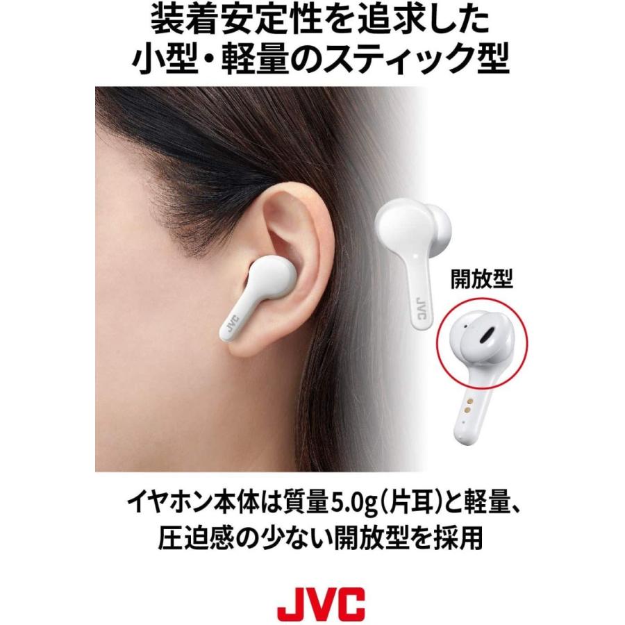 JVC ワイヤレスイヤホン HA-A8T ホワイト