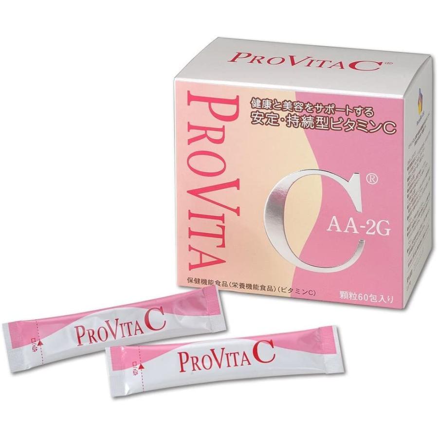 プロビタC PROVITAC 120g (2.0g×60包) 3個セット PROVITAC 120g 0g×60包 3個セット ＡＡ ２Ｇ アスコルビン酸２