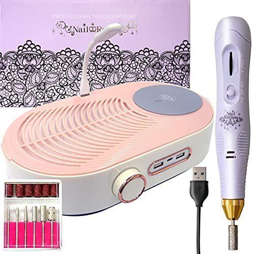 美容家電 変更ok Nailrecipe ネイルレシピ ネイルダスト 集塵機 ダストコレクター 充電式 コードレス フィルター付 ネイルマシン付 強力吸引力 Gnu8ohkwdp Www Lajames Edu