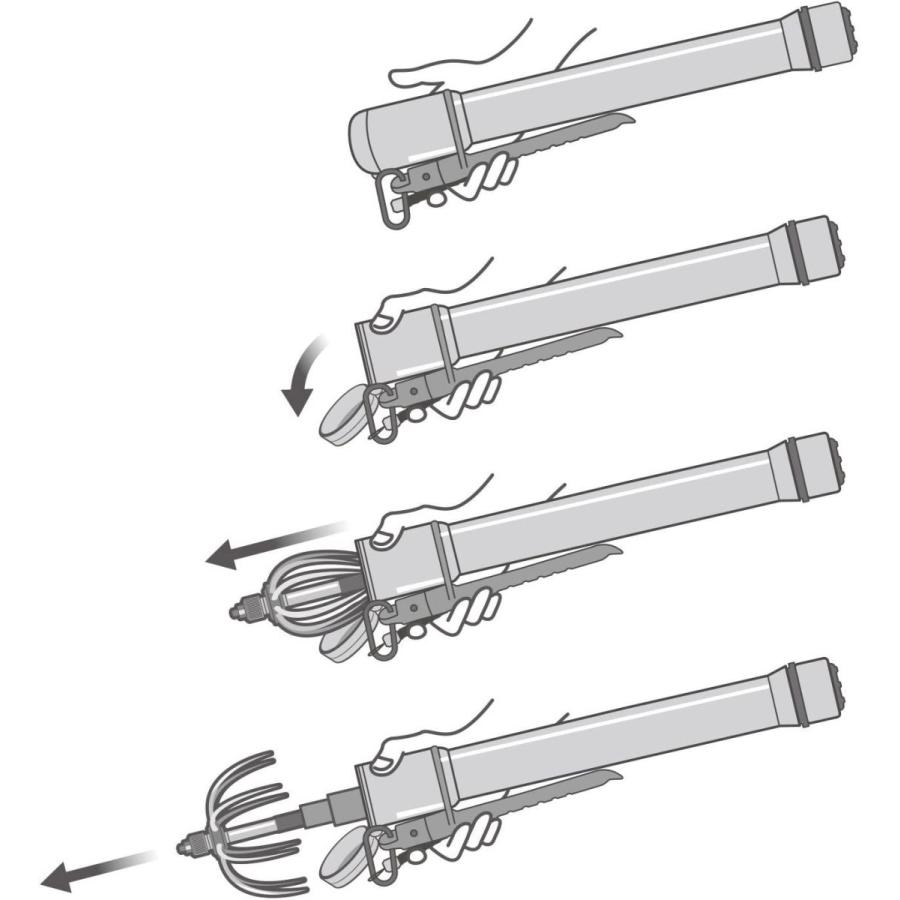 第一精工 ギャフ オートキングギャフCS300 ガンメタ イカ 青物 エギング 釣り ギャフ オートキングギャフCS300 ガンメタ イカ 青物 エギング 釣り