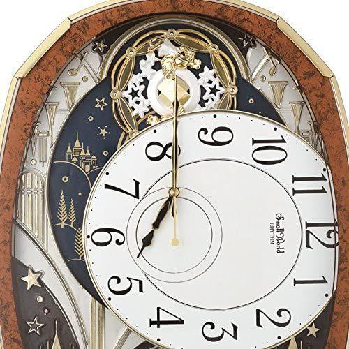 リズム(RHYTHM) 掛け時計 電波 アナログ からくり スモールワールドノエルM 30曲 メロディ 茶 Small World 4MN5 RHYTHM 掛け時計 電波 アナログ からくり スモールワールドノエルM 30曲 メロディ Small World 4MN5 サイズ