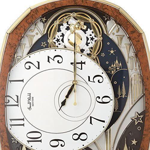 リズム(RHYTHM) 掛け時計 電波 アナログ からくり スモールワールドノエルM 30曲 メロディ 茶 Small World 4MN5 RHYTHM 掛け時計 電波 アナログ からくり スモールワールドノエルM 30曲 メロディ Small World 4MN5 サイズ