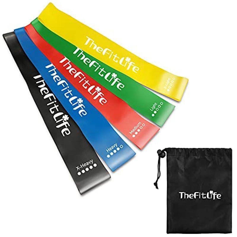 TheFitLife トレーニングチューブ 筋トレチューブ フィットネスチューブ(5色)