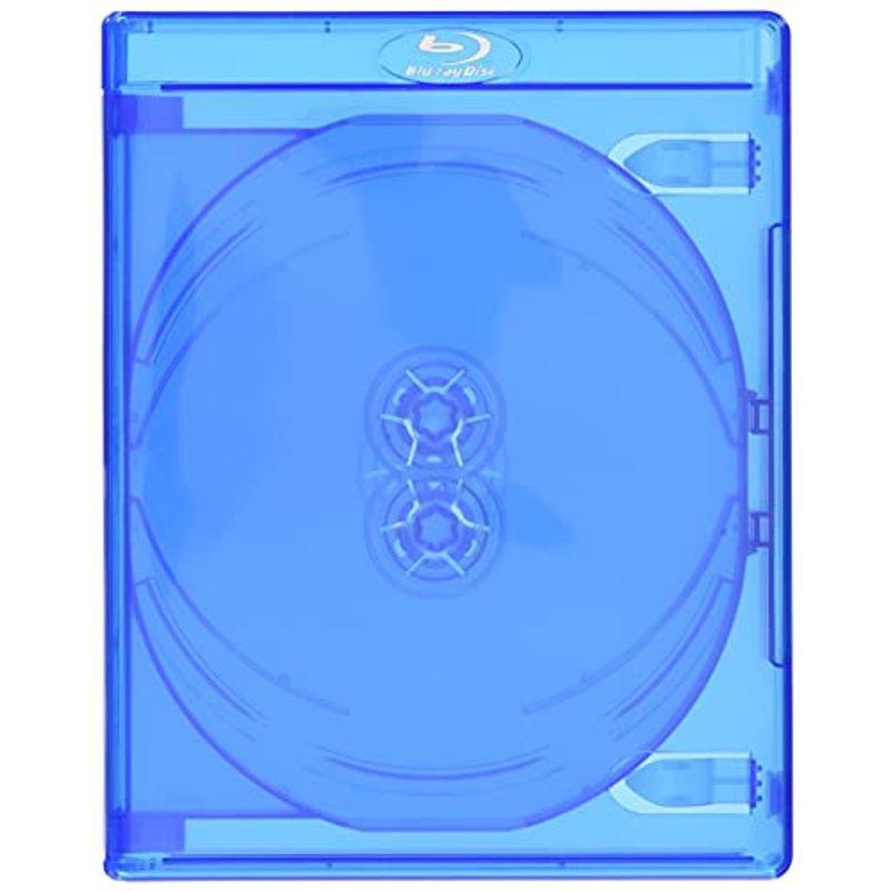 【正規品直輸入】 オーバルマルチメディア 22mm厚5枚収納ブルーレイディスク専用ケース 2個 DVDメディア