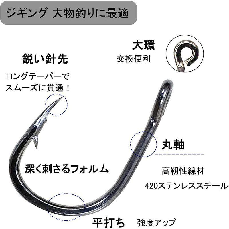 バラ針 釣り針セット カン付きチヌ 管付伊勢尼 青物 釣りフックセット 大環 太軸 海釣り 超強靭 ステンレス釣り針 お徳用30本 8 0 Belle Style 通販 Yahoo ショッピング