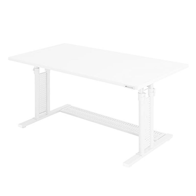 Bauhutte(バウヒュッテ) PCデスク 昇降式 (幅100×奥行き60?) ホワイト