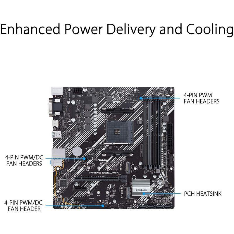 ASUS AMD B550 搭載 AM4 対応 マザーボード PRIME B550M-K MicroATX AMD AM4 B550 MicroATX 搭載 対応 マザーボード PRIME B550M USB inch cm