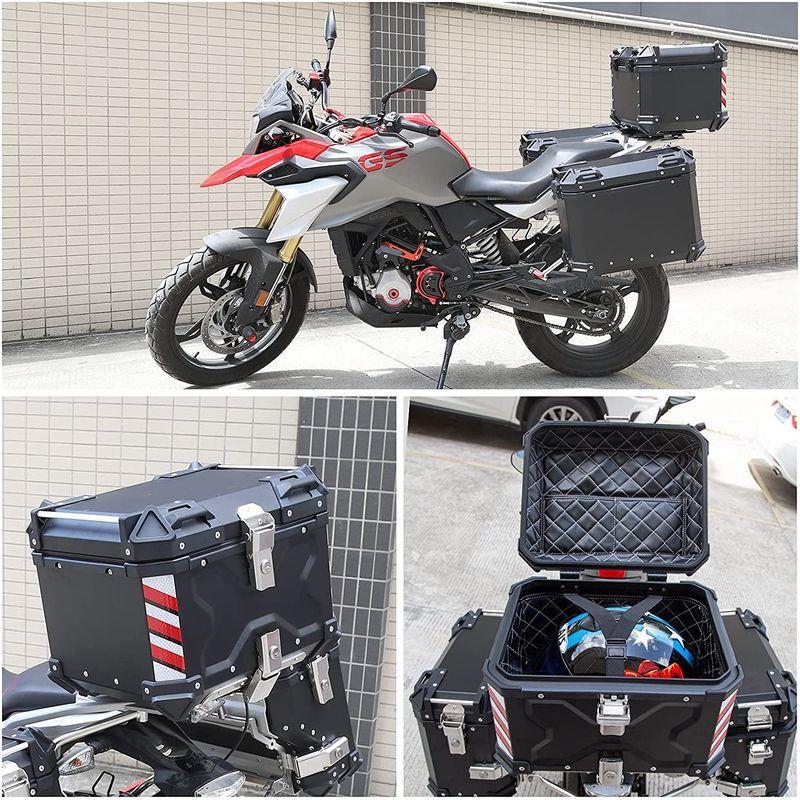 LASIEYO リアボックス バイク用リアボックス トップケース アルミ合金
