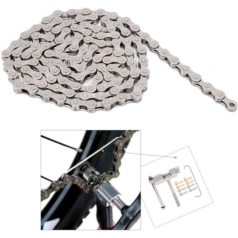 自転車チェーンセットステンレス鋼116ノット6/7/8スピード交換用自転車チェーン(マジックバックルチェーンカッターフック付き) :20220423010036-00216:BeLLe-style - 通販 - Yahoo!ショッピング 自転車チェーンセットステンレス鋼116ノット6/7/8スピード交換用自転車チェーン(マジックバックルチェーンカッターフック付き) :20220423010036-00216:BeLLe-style - 通販 - Yahoo!ショッピング