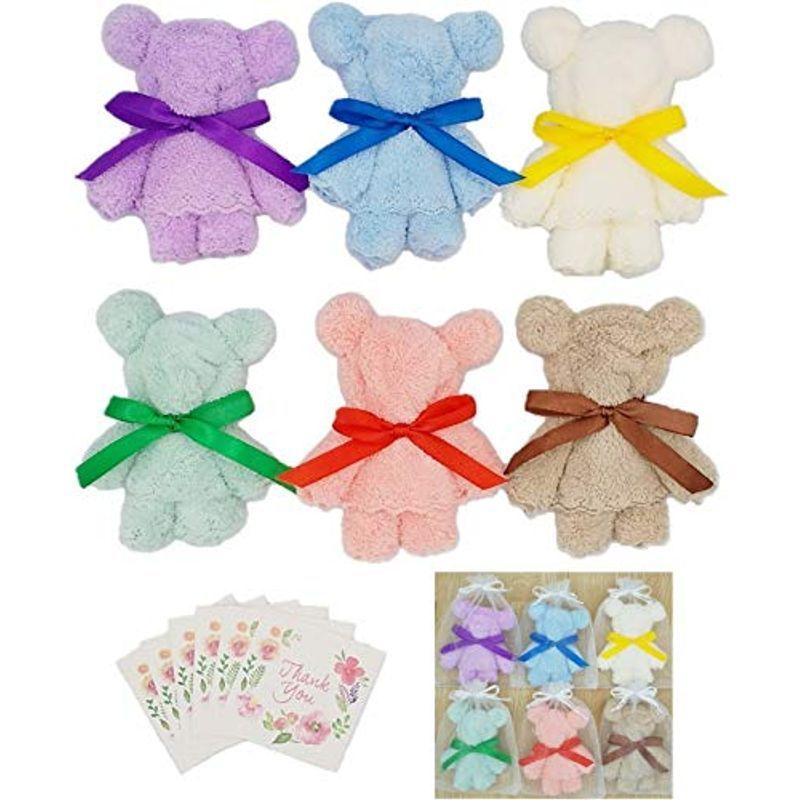 Goodkuru プチギフト ハンドタオル 手作り くま かわいい タオル ギフト お返し 粗品 6個セット Qxadwsvlvm Www Storybookwines Com