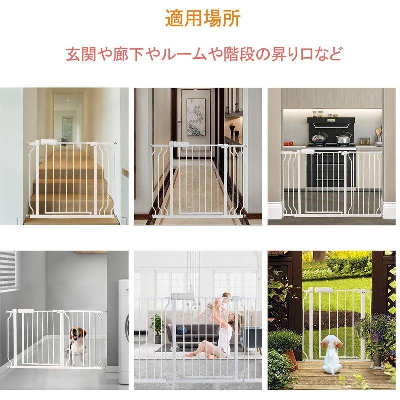 エルフ ベビー(Fairy Baby) ベビーゲート 階段上 ペットゲート ベビーフェンス 突っ張り式 オートクローズ機能 ビデオ付き 扉開 ベビー Fairy Baby ベビーゲート 階段上 ペットゲート ベビーフェンス 突っ張り式 オートクローズ機能 ビデオ付き 扉開