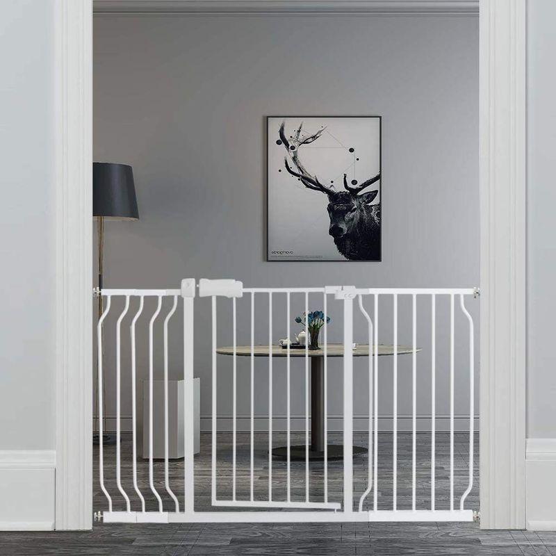 エルフ ベビー(Fairy Baby) ベビーゲート 階段上 ペットゲート ベビーフェンス 突っ張り式 オートクローズ機能 ビデオ付き 扉開 ベビー Fairy Baby ベビーゲート 階段上 ペットゲート ベビーフェンス 突っ張り式 オートクローズ機能 ビデオ付き 扉開