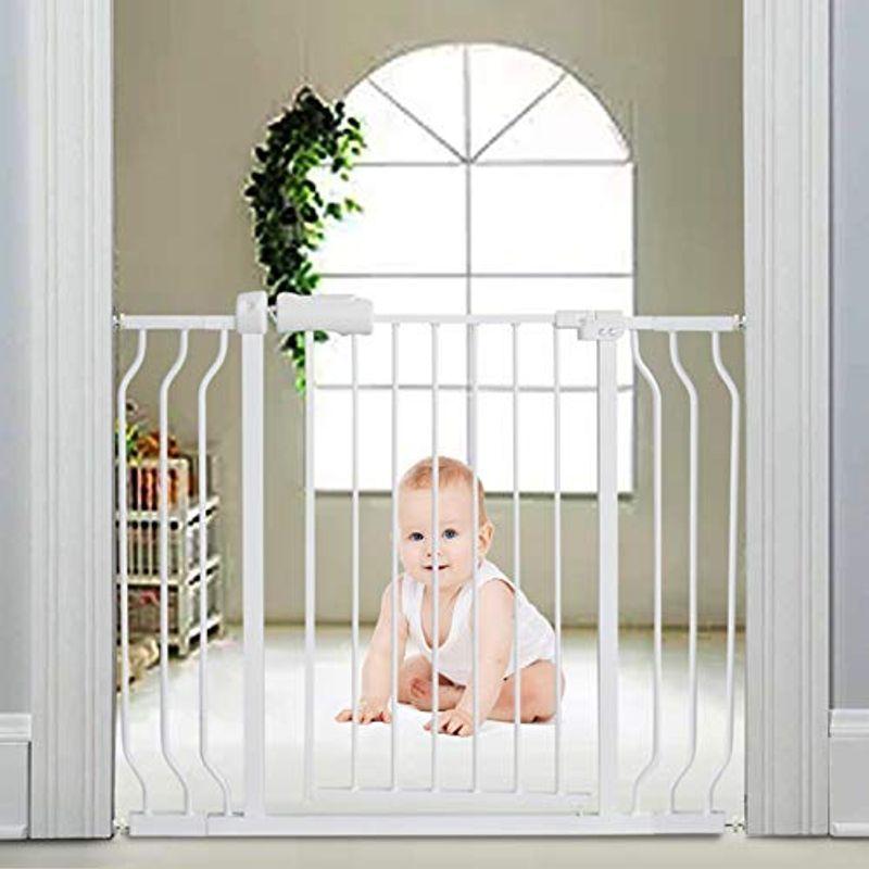 Mornyray ベビーゲート ベビーフェンス 突っ張り式 オートクローズ機能 ペットゲート セーフティー 安全ゲート 扉開閉式 ペット柵(10137円)
