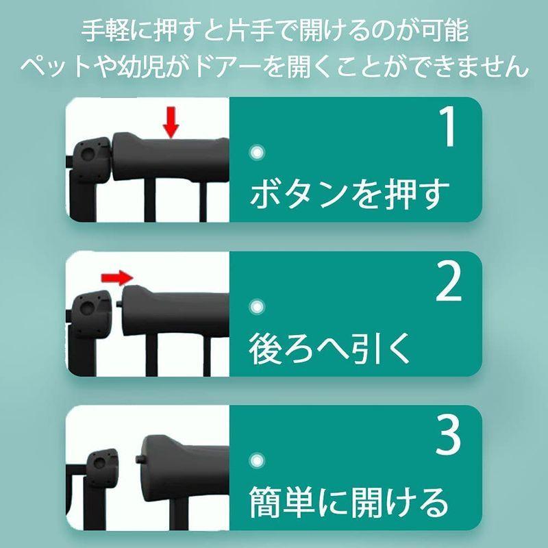 エルフ ベビー(Fairy Baby) ベビーゲート 階段上 ペットゲート ベビーフェンス 突っ張り式 オートクローズ機能 ビデオ付き 扉開 エルフ 扉開 FKP1091701435(10017円)