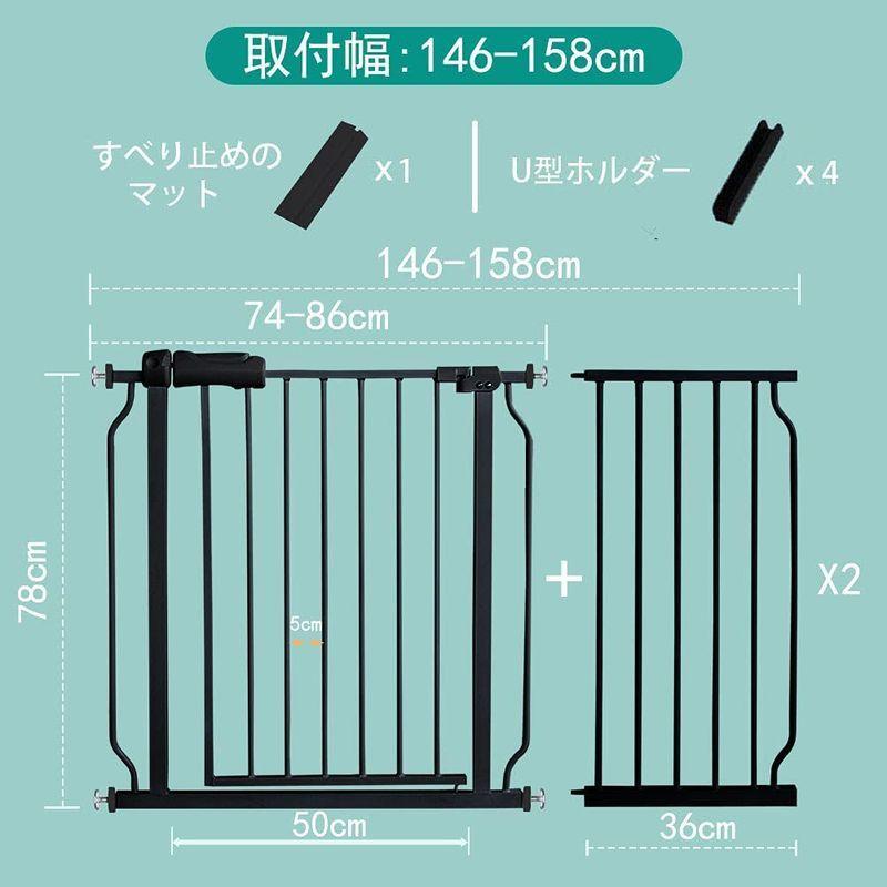 エルフ ベビー(Fairy Baby) ベビーゲート 階段上 ペットゲート ベビーフェンス 突っ張り式 オートクローズ機能 ビデオ付き 扉開 ベビー Fairy Baby ベビーゲート 階段上 ペットゲート ベビーフェンス 突っ張り式 オートクローズ機能 ビデオ付き 扉開