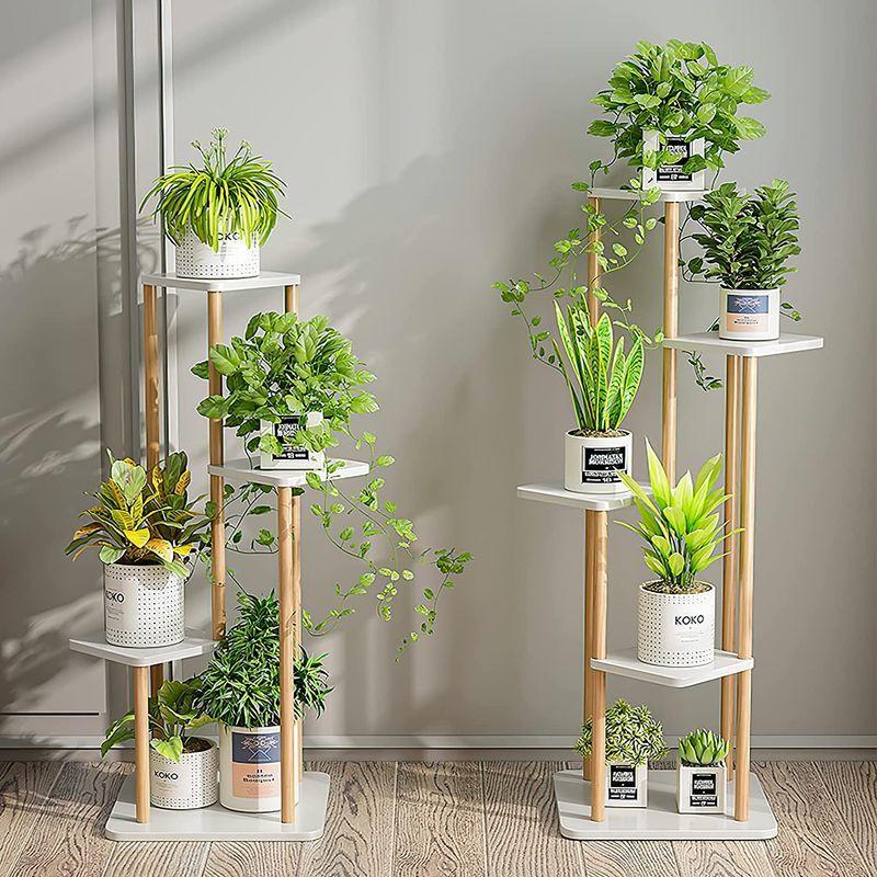 Giblea フラワースタンド 室内 盆栽棚 プランタースタンド 花台 観葉植物 棚 木製 階段状 ベランダ 玄関 ガーデン 飾り棚 5段 Belle Style 通販 Yahoo ショッピング