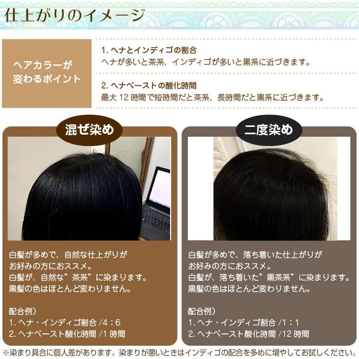 白髪染め ヘナ インディゴ 200g オーガニック【ヘアカラートリートメント】【送料無料】｜bellebelle｜04