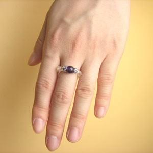 誕生石リング（2月アメジスト） | 