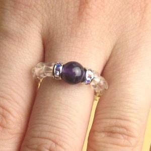 誕生石リング（2月アメジスト） |  | 01