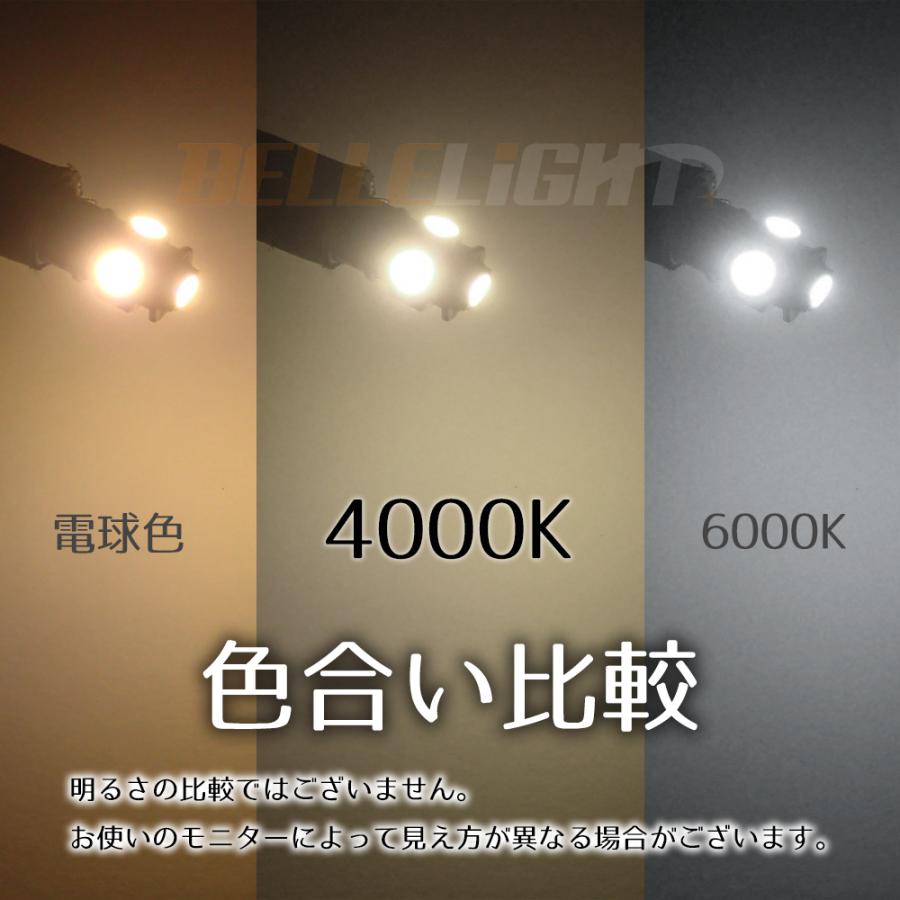 42mm 4000K LED 白と電球色の中間色 2個セット 明るいルームランプ