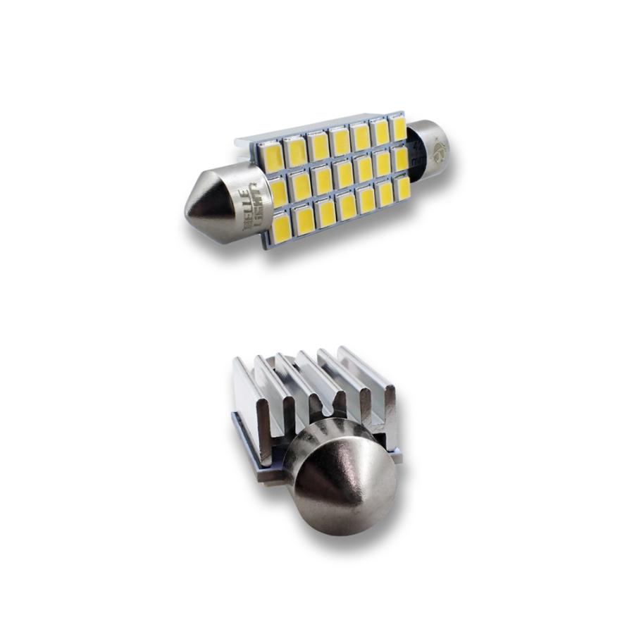 42mm 4000K LED 白と電球色の中間色 2個セット 明るいルームランプ