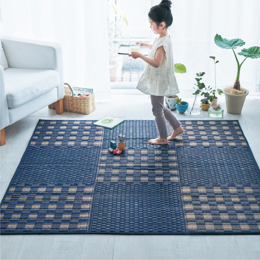 ラグ ラグマット い草ラグ 撥水 畳める 約180 240 コンパクト マット カーペット い草 おしゃれ リビング フロア 床 夏ラグ 003 ベルメゾン インテリア Yahoo 店 通販 Yahoo ショッピング