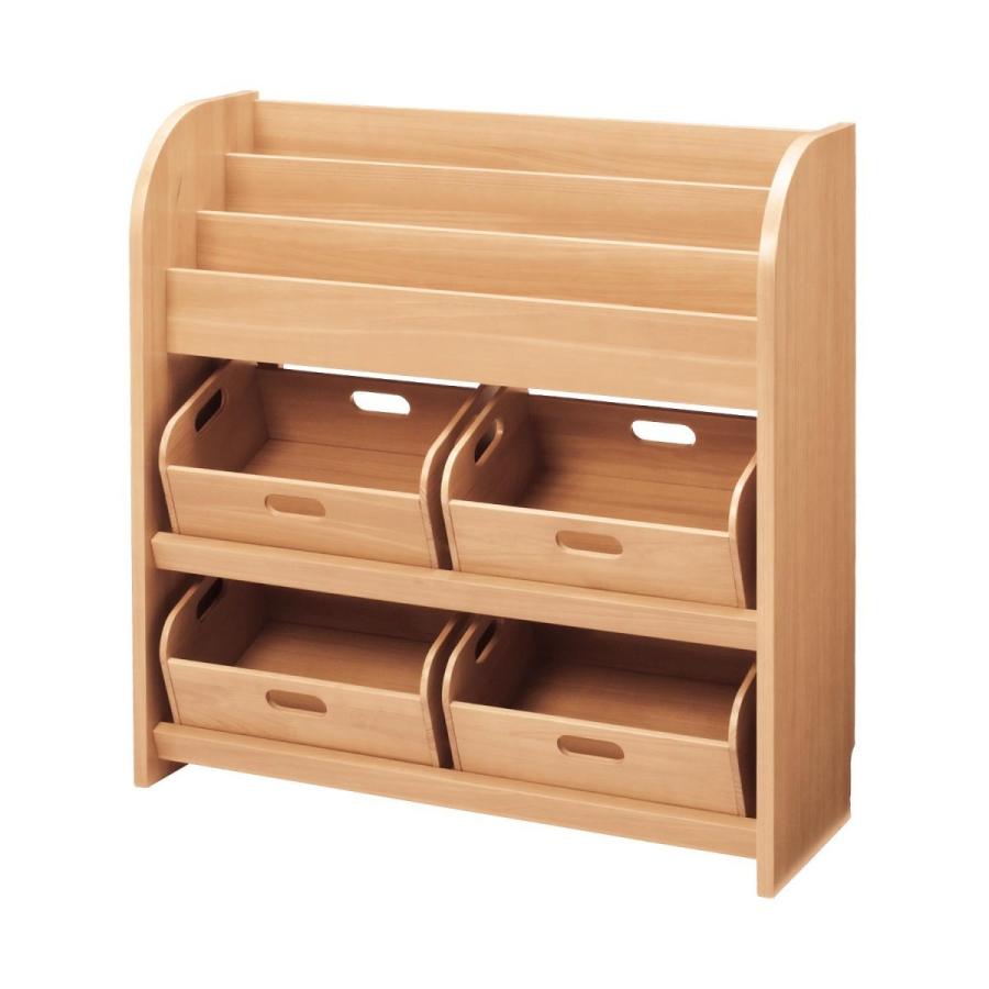 最大50 オフ ラック おもちゃ 絵本 ナチュラル 幅80cm 本棚 玩具ラック 子供 マガジンラック 木目 おしゃれ Materialworldblog Com