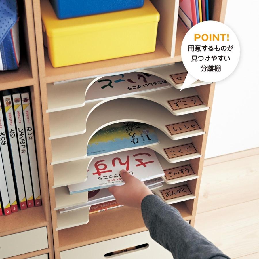 収納ラック ランドセルラック ナチュラル F ランドセル フック 日本製 子供部屋 子供棚 プリント 書類 おしゃれ 001 ベルメゾン インテリア Yahoo 店 通販 Yahoo ショッピング