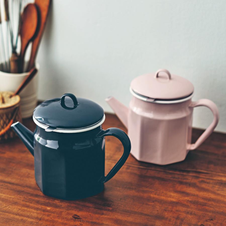 オイルポット ポット 油こし ホーロー 琺瑯 八角 ピンク 日本製 揚げ物 キッチングッズ 油 おしゃれ 保存容器 注ぎ口 001 ベルメゾン インテリア Yahoo 店 通販 Yahoo ショッピング