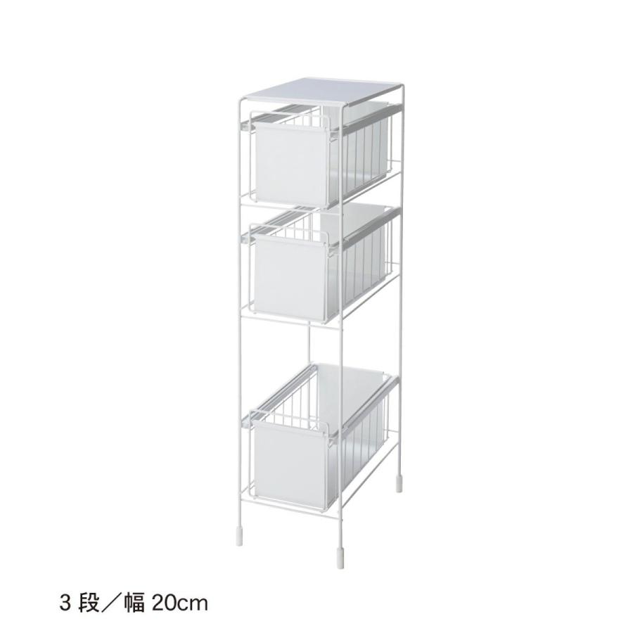 ラック 収納 洗面所 サニタリー隙間収納 薄型 ホワイト2段 15 53 5cm 007 ベルメゾン インテリア Yahoo 店 通販 Yahoo ショッピング