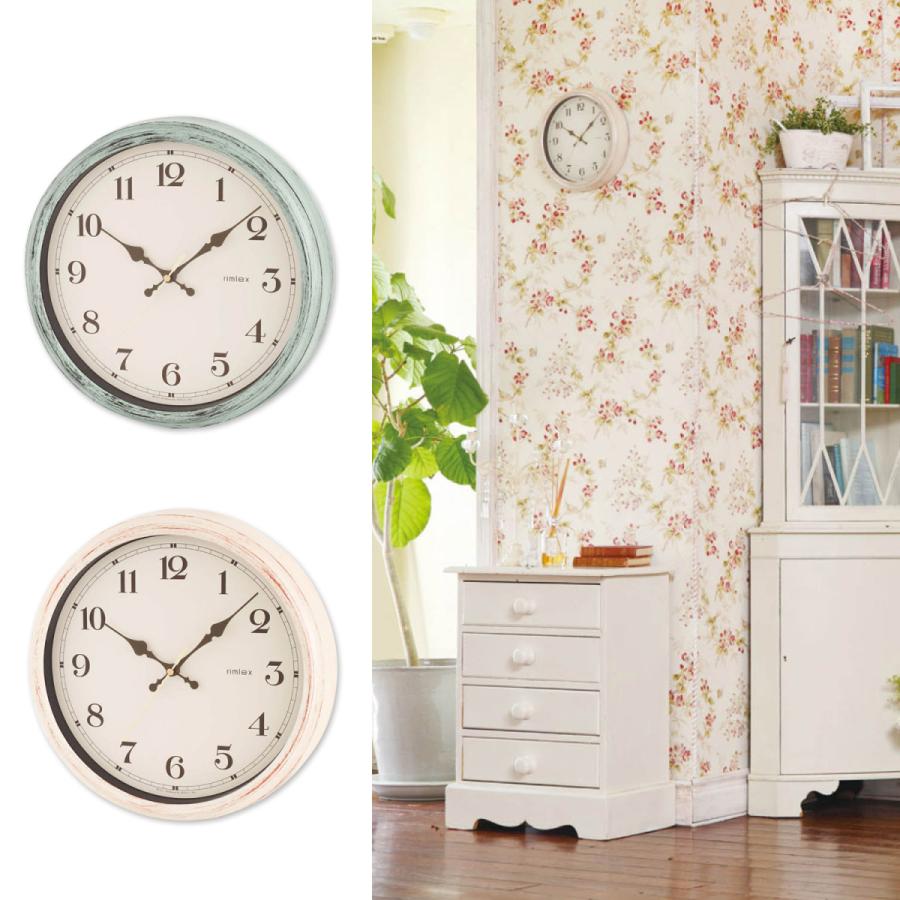 時計 電波時計 エアリアル レトロ グリーン 壁掛け おしゃれ 001 ベルメゾン インテリア Yahoo 店 通販 Yahoo ショッピング