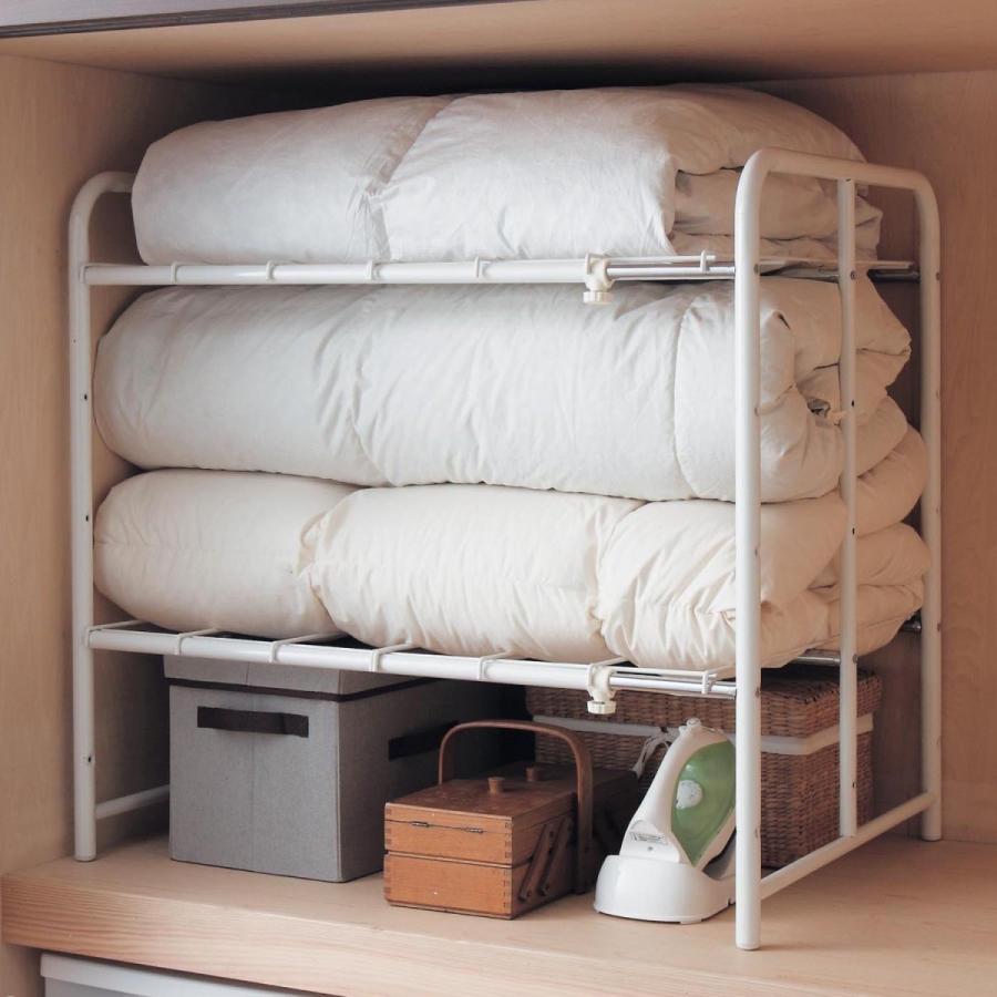 ラック 押入れラック 頑丈 整理ラック 仕切り 大 省スペース 押入れ 収納 収納ラック 布団収納 A 002 ベルメゾン インテリア Yahoo 店 通販 Yahoo ショッピング