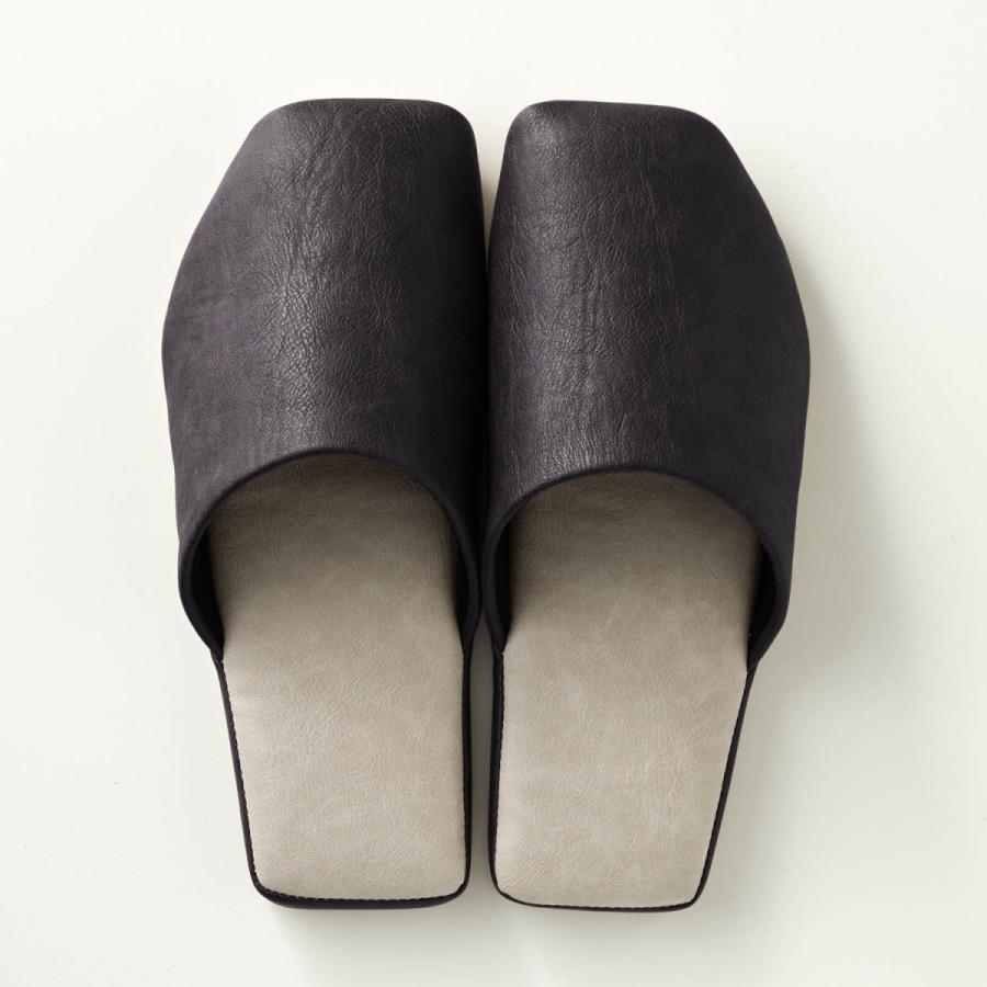 スリッパ おしゃれ フェイクレザー モデル着用 注目アイテム トイレ トイレスリッパ ライトベージュ 室内履き サニタリー 合皮 室内