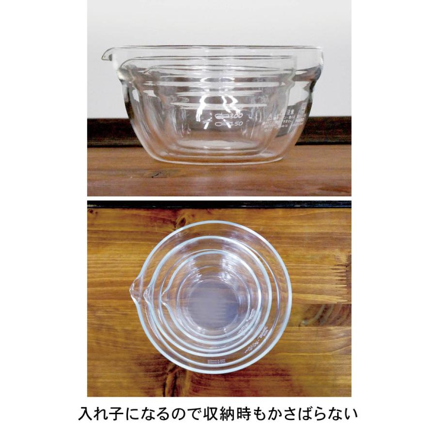 ボウルセット 耐熱ガラス 硝子ボウル 片口 4個セット 入れ子式 おしゃれ ボウル キッチン まとめ買い 揃う E 002 ベルメゾン インテリア Yahoo 店 通販 Yahoo ショッピング