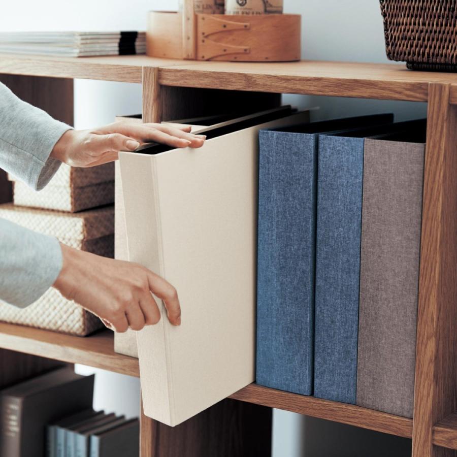 すっきり揃う 生地張り表紙の６１２枚収納アルバム ｌ判 ライトブラウン F 001 ベルメゾン インテリア Yahoo 店 通販 Yahoo ショッピング