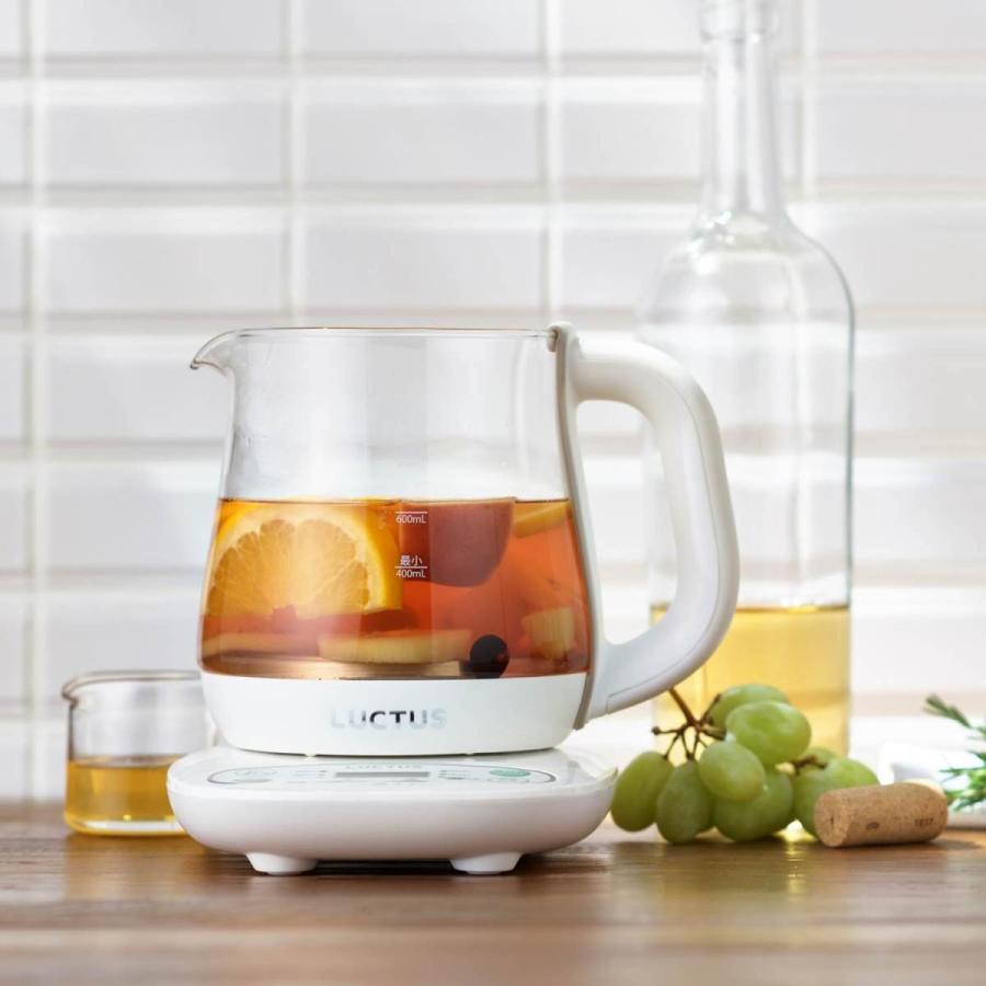 ケトル 電気ケトル 耐熱ガラス ガラス製 0 8l 保温機能 湯煎調理 レシピ付き おしゃれ ポット 茶こし ふた F 001 ベルメゾン インテリア Yahoo 店 通販 Yahoo ショッピング